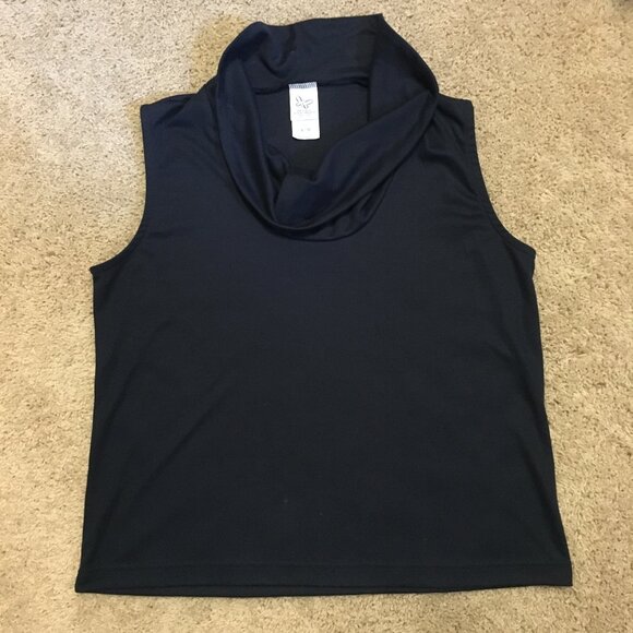 Vintage Canadian Made Cowl Neck Sleeveless Jersey Tank - Picture 9 of 13